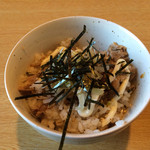 豚骨ラーメン頂 - ランチBセットのミニチャーシュー丼