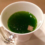 軽井沢ホテルブレストンコート - 蓬のスープ
