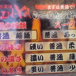 横浜家系ラーメン 吟家 木更津店 - らーめんお好み表