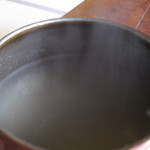 そば処 三百坊 - 蕎麦湯。