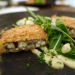 モルソー - モルソーコロッケ　フロマージュテッドとレンズ豆