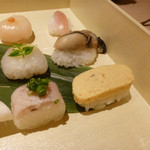 和食嘉肴 うす井 - 手まり寿司アップ