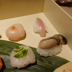 和食嘉肴 うす井 - 手まり寿司アップ