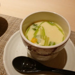 和食嘉肴 うす井 - 鱈白子の茶碗蒸し