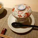 和食嘉肴 うす井 - 鱈白子の茶碗蒸し