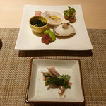 和食嘉肴 うす井 - 手まり寿司懐石のコースを