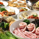 韓国家庭料理 ナレヤ - 2,980円コース、焼肉と10品の料理とおかず