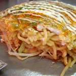 お好み焼コテコテ - 肉玉そば
