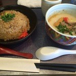 とんこう - 男のチャーハン、ミニ豚骨ラーメン