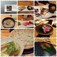 中島康三郎商店 - 8000円のコース、ホッキ貝やスッポン・最後の鴨南蛮蕎麦、美味しかった