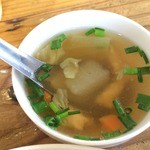 バンコック ポニー食堂 - セットのスープも旨し