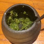 博多若鳥 - 自家製柚子胡椒。