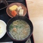 Kappou Shin Hama - 小鉢＆味噌汁