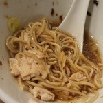 がふうあん - ポルチーニ和え玉-我風ブラック[鶏肉清湯Ver.]投入(2016/2)