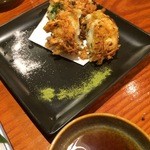 うなぎ家 - 白魚と根菜のかき揚げ