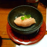 親和苑 - （夕食⑦）いちごのシャーベット（箸休め）