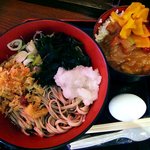 蕎麦 まえだ - 蕎麦 まえだ ＠京橋 ミニカレーセット ５００円