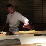 菊鮨 - 大きな息の良い伊勢海老