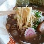 ラーメン爺 - 正油ラーメンかつおの粉入