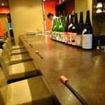 とり料理ふじ - カウンター席