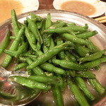 麗郷 - 2016' 2月　鮮炒金針花（百合の花炒め）1,500円