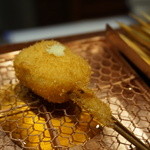 串かつ あーぼん - 胡麻豆腐 山葵添え