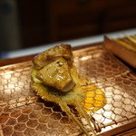 串かつ あーぼん - 茄子のフォアグラ添え