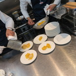 Convivio - 28年2月　【コラボディナー】ラビオリ作成中