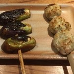 とり喜 - 小なす + つくね