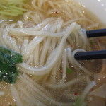 麺や 維新 - 麺のアップ