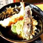 手打蕎麦 和の里 - 半天丼 300円