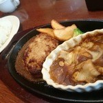 ステーキ宮 - 日替わりランチ・ライス大盛り