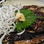 地料理の店 ごんきち - 鰯とかま揚げしらすの親子丼定食　2016.2