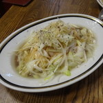 中国料理　王味 - 葱油鶏（蒸し鶏のネギ油ソース掛け）