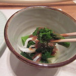 Yama saki - 酢味噌の加減も良い