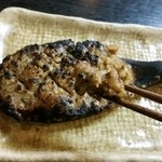 純手打ち十割そば 蕎澤 - そば味噌焼きリフトアップ。