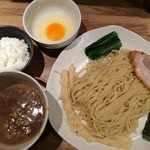 麺屋ぬかじ - つけめん+ごはん&玉子の幸せチーム♪