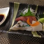 日本料理　汐彩 - 宮古膳 お造り三種盛