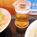 彩龍一番 - 2016年2月　つけ麺に付いてくる酢