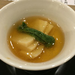 日本料理かいぶち - 先付　竹の子茶わん蒸し