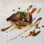 レストラン ファロ 資生堂  - 本日の鮮魚のソテー（ハタ）　アロマットソース