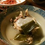 にばんめ - マグロの中骨のスープ