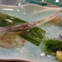 河太郎 中洲本店 - 食べた後の残りは天ぷらに
                透き通ってますがまだまだ身があるんですよ～(^O^)