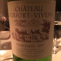 シノワ 渋谷店 - Ch.Durfort Vivens 2001
