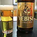 西荻窪 鞍馬 - YEBISUで喉を潤します