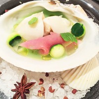 スリオラ - 北寄貝のサルサベルデ　ミントの香り