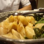 ん。 - アンチョビのショートパスタ・・。