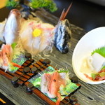 食べるお宿 浜の湯 - 朝からお刺身