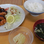 Shoku Sai Totoya - H28年2月、カキフライ定食（800円）