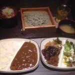 Hegi Soba Kon - へぎそばセット（カレー含むサラダバーつき）